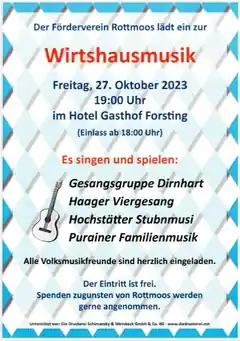 Zünftige Wirtshausmusi für den guten Zweck