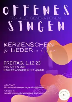 Offenes Singen für alle Generationen