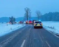16.15 Uhr: Unfall bei Schneegestöber