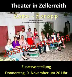 Riesenandrang in Zellerreit: Zusatz-Abend!