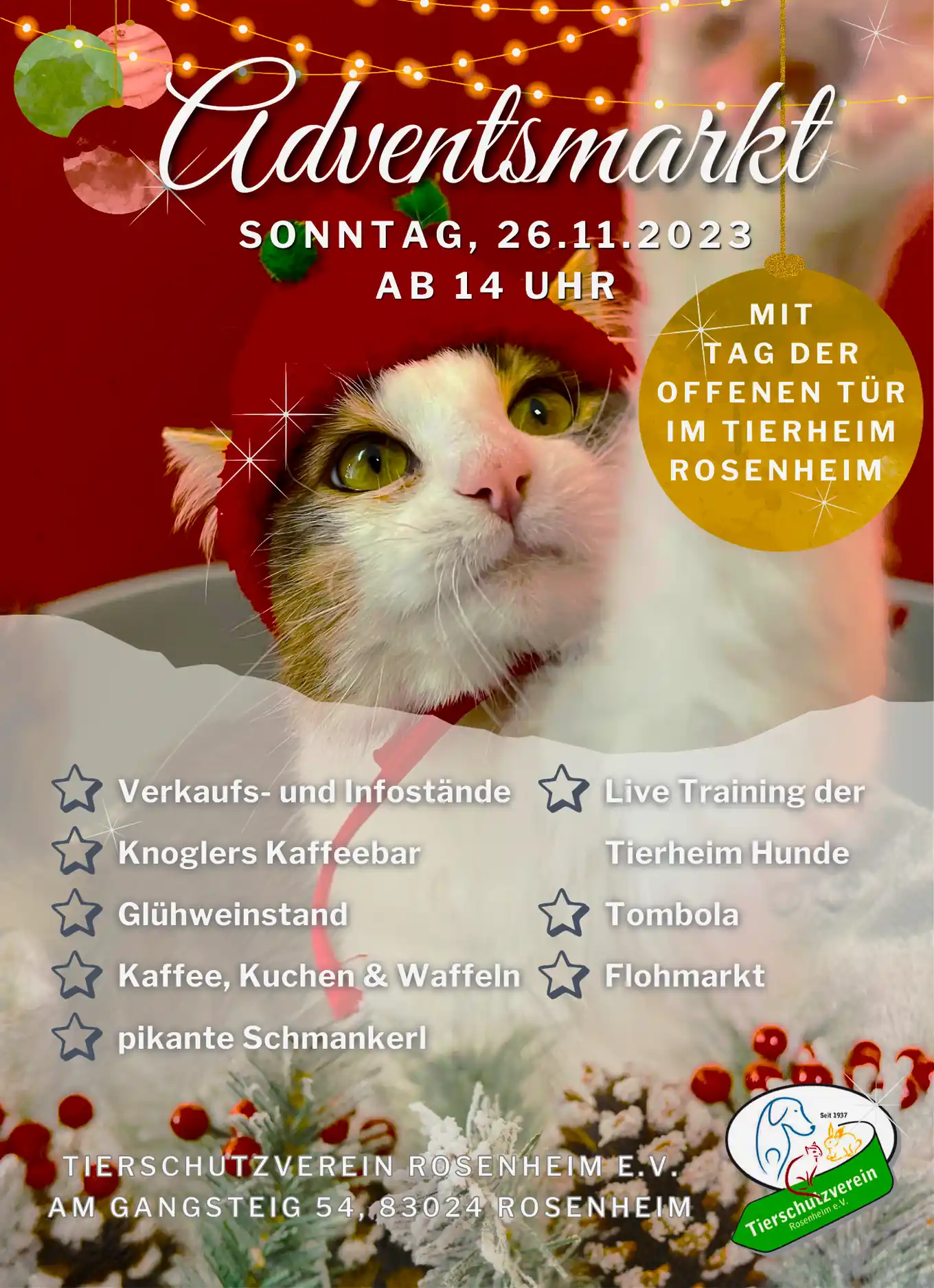 Adventsmarkt mit Tag der offenen Tür