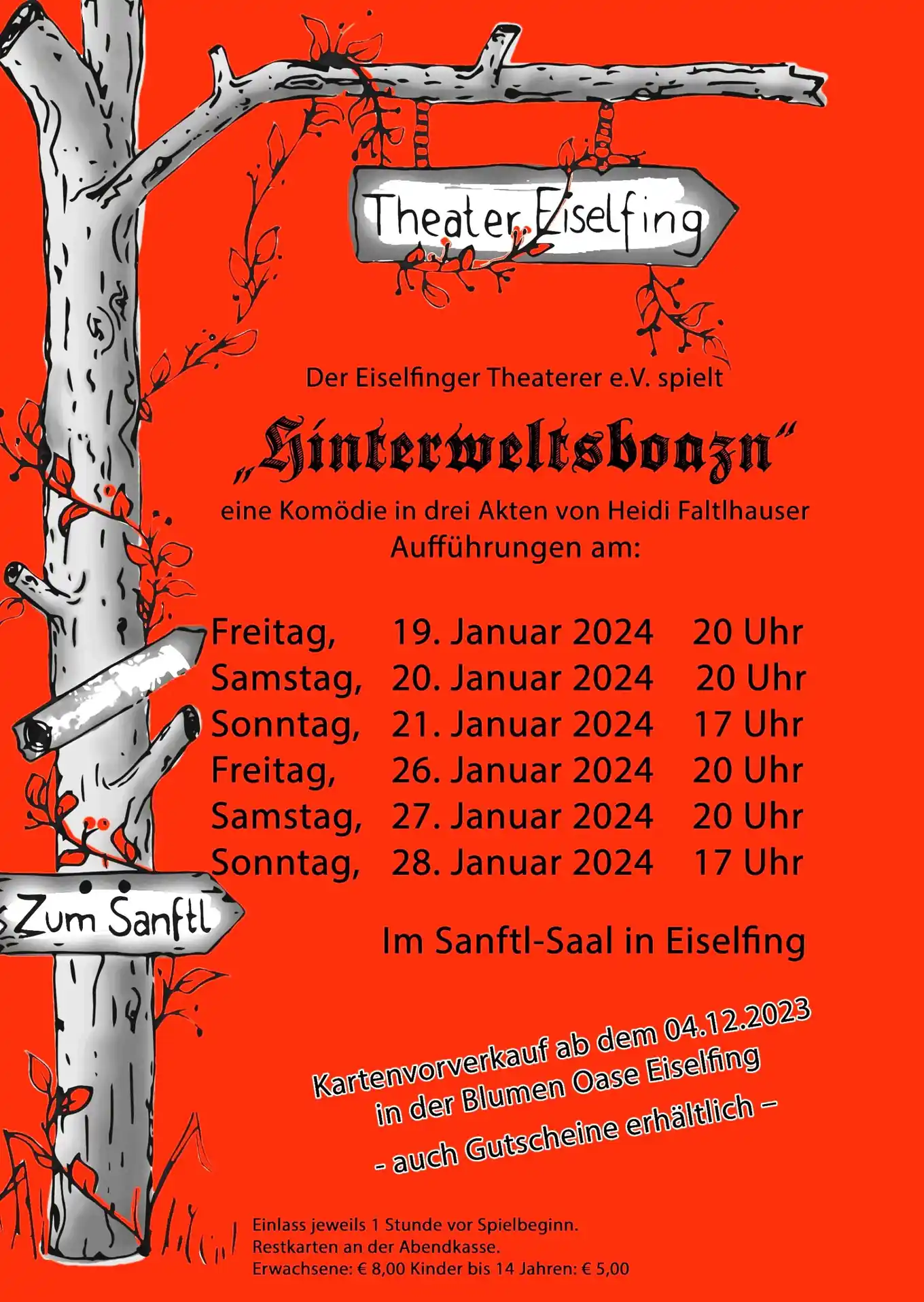 Vier Sünder und a Hinterwelts-Boazn