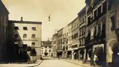 Vor mehr als 100 Jahren: Der Blick zur Hofstatt
