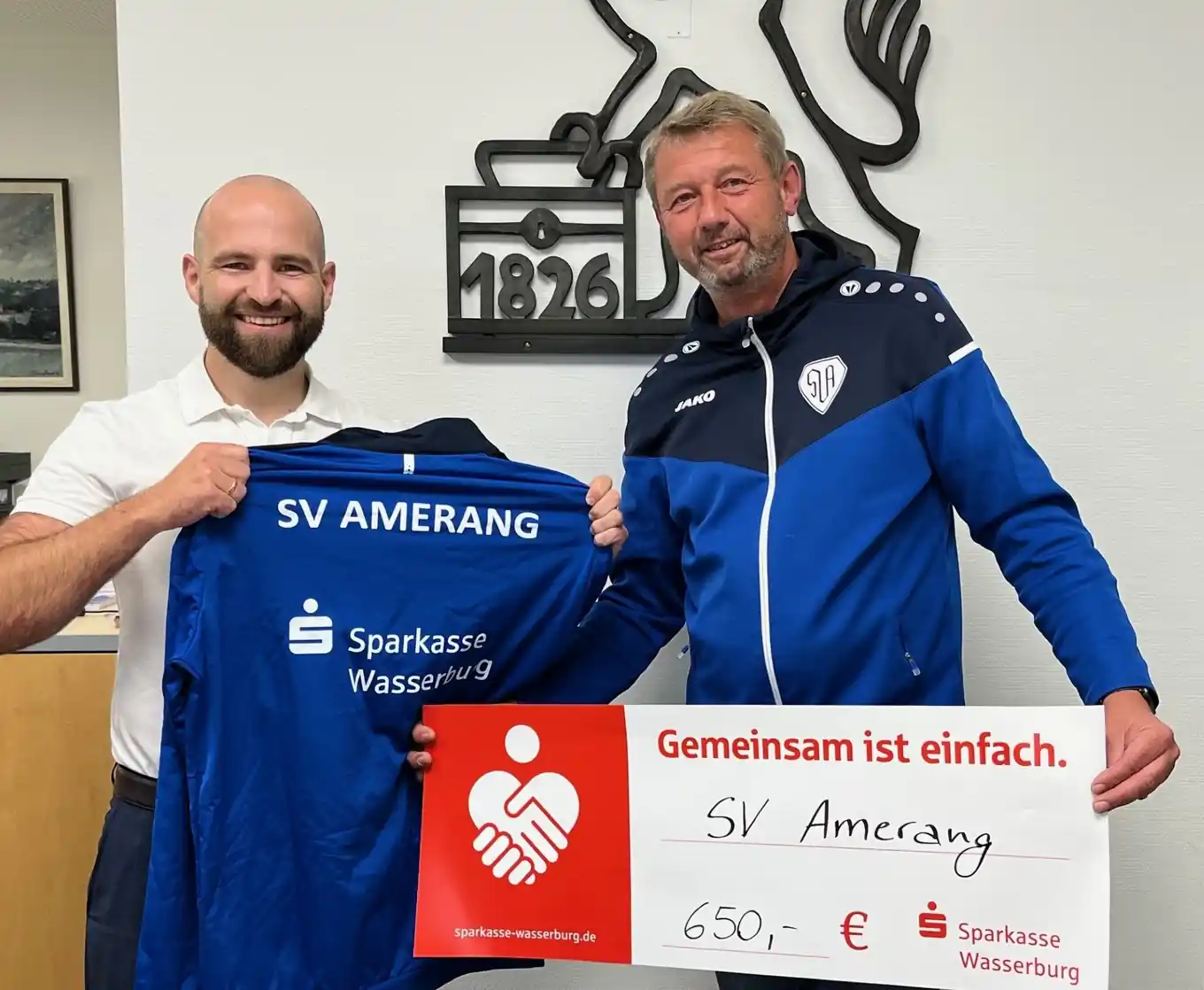 Sparkasse unterstützt Ameranger Fußballer