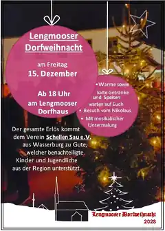 Die Lengmooser Benefiz-Dorfweihnacht