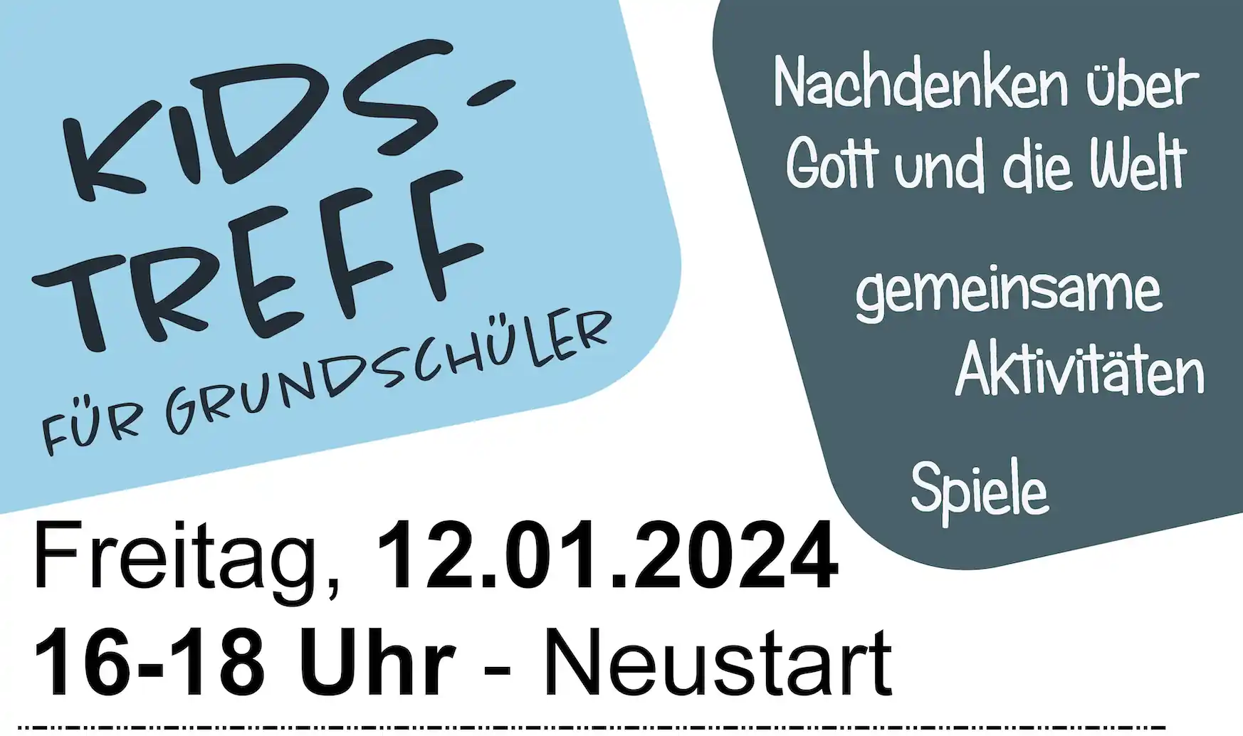 Kids-Treffs mit vielen Aktivitäten