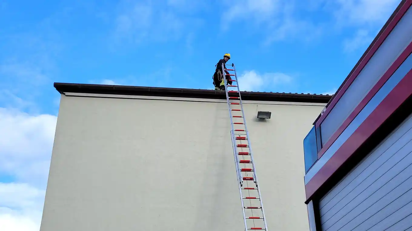 Einsatz in luftiger Höhe