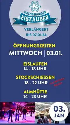 Wasserburger Eiszauber in der Verlängerung