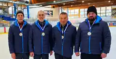 Sie haben’s drauf: Edlings Eisstockschützen