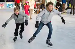 Viel Spaß beim Schlittschuhlaufen