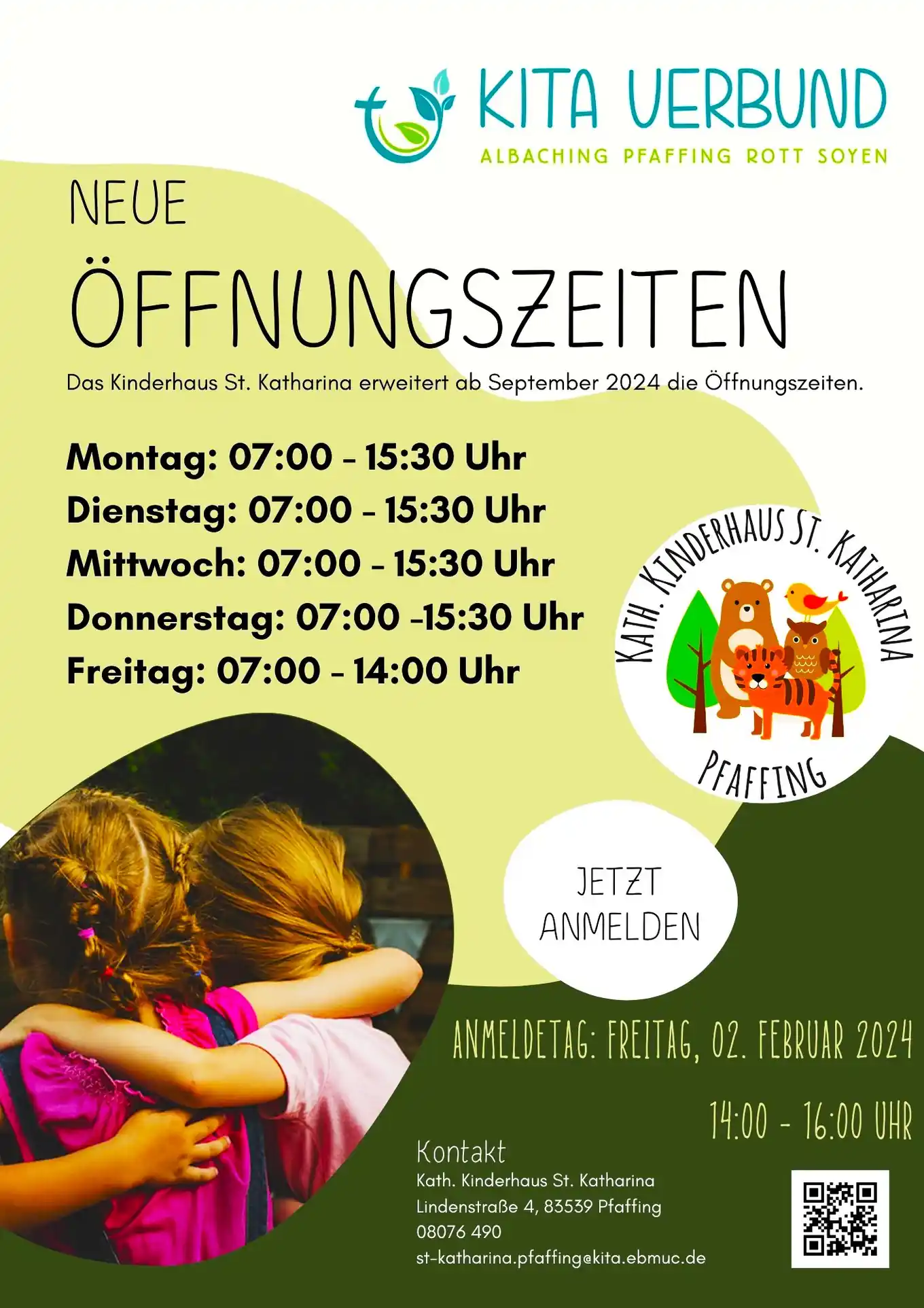 Kita in Pfaffing erweitert Öffnungszeiten