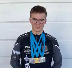 Fabian Neumaier holt Gold und Silber