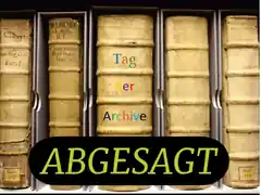 „Tag der Archive“ kurzfristig abgesagt
