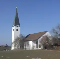 Reitmehringer Kirche in Faschingsstimmung