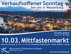 Am Sonntag ist Mittfastenmarkt