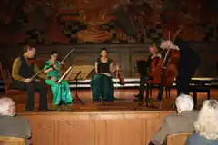 Zum Auftakt das Minguet-Quartett 