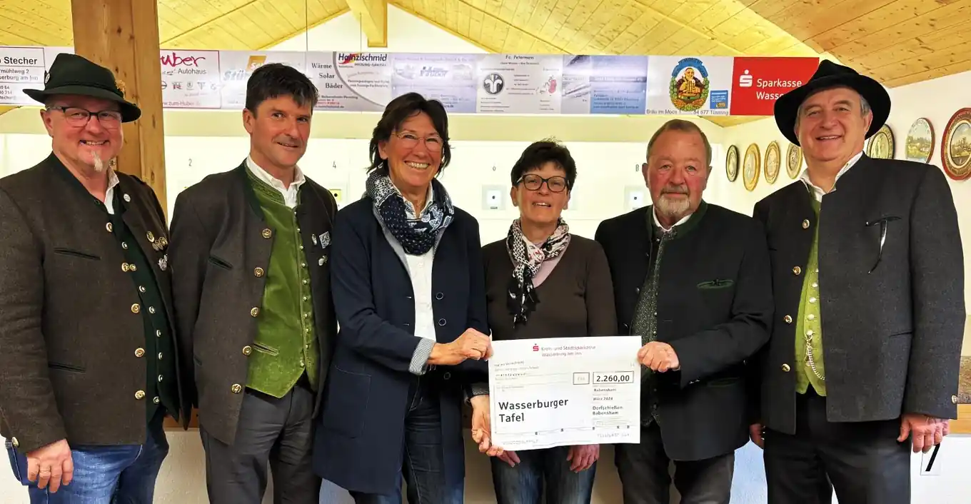 Schützen helfen der Wasserburger Tafel