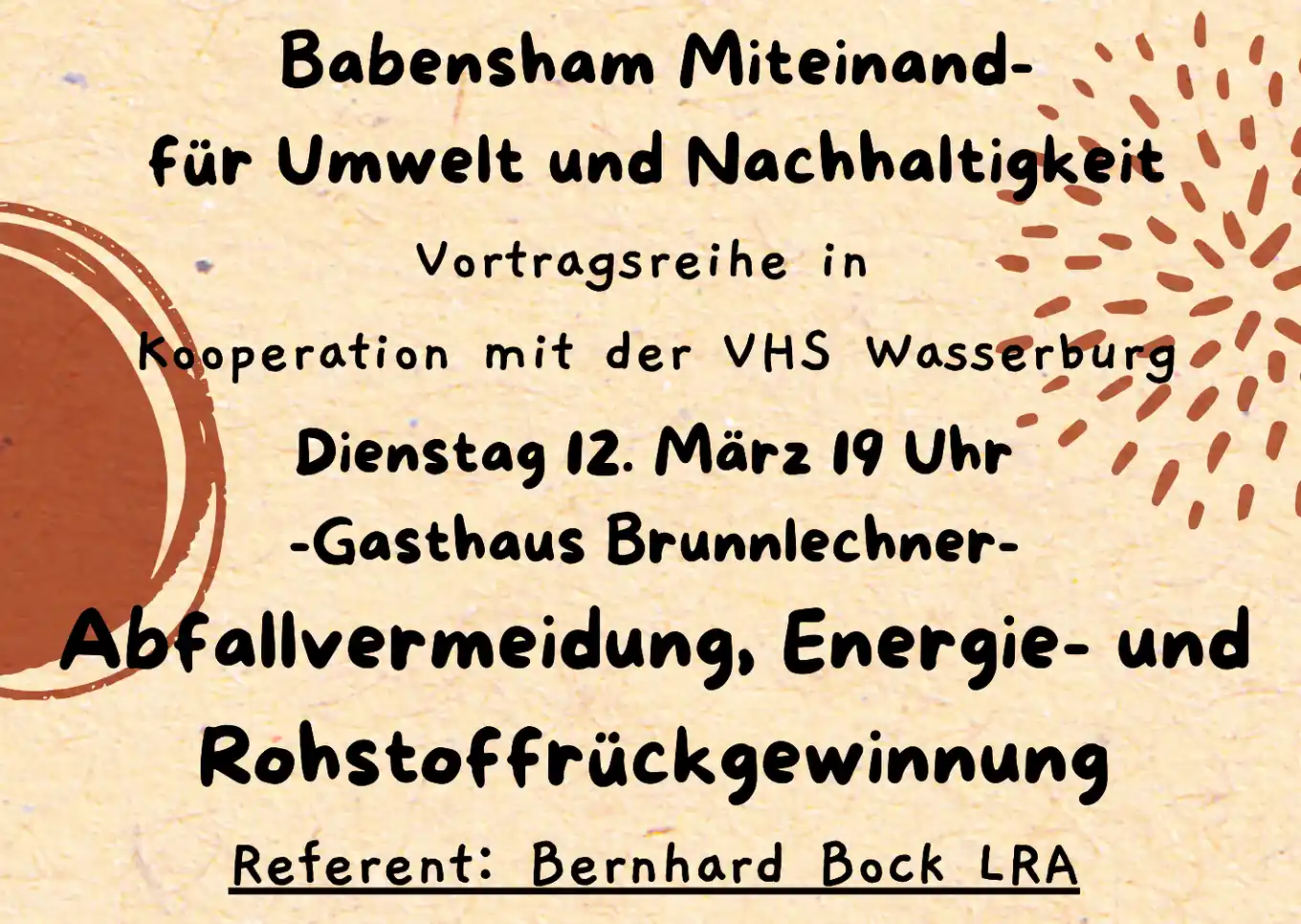 Miteinander für die Umwelt