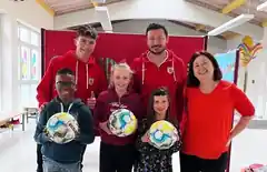 Fußball-Hit an der Schule in Reitmehring