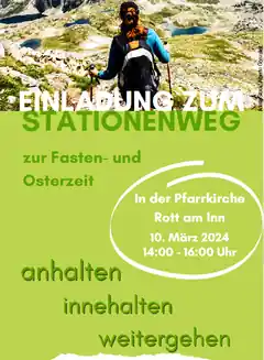 Anhalten, innehalten, weitergehen