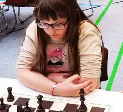 Zuzanna mit Pokal als bestes Mädchen der U12