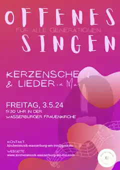 Wieder „Offenes Singen“ für alle Generationen