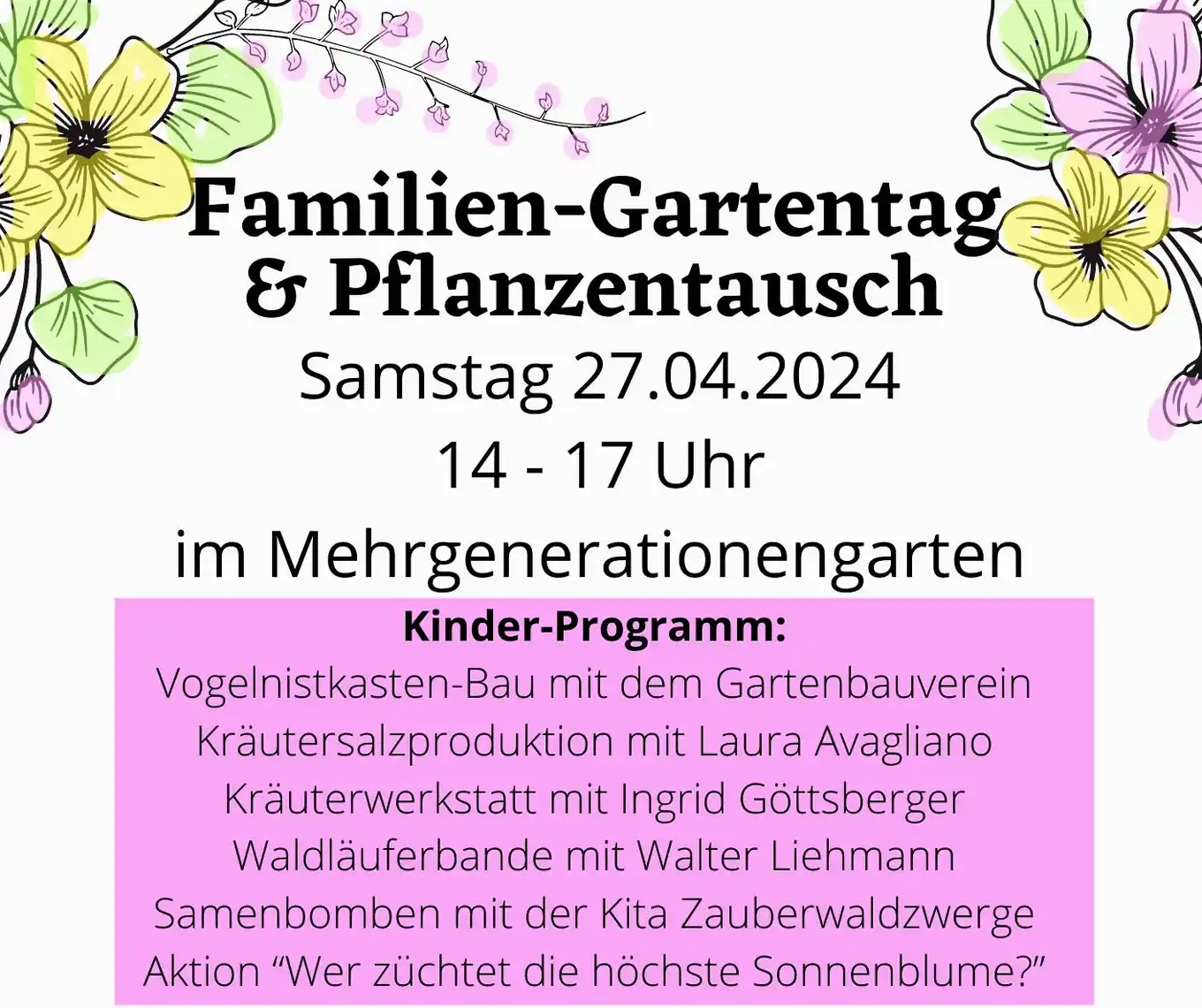 Wer hat, bringt mit
