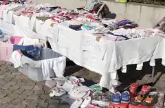 Flohmarkt beim Fest der Feuerwehr