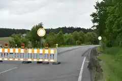 Sperrung der B304: Das große Chaos blieb heute aus