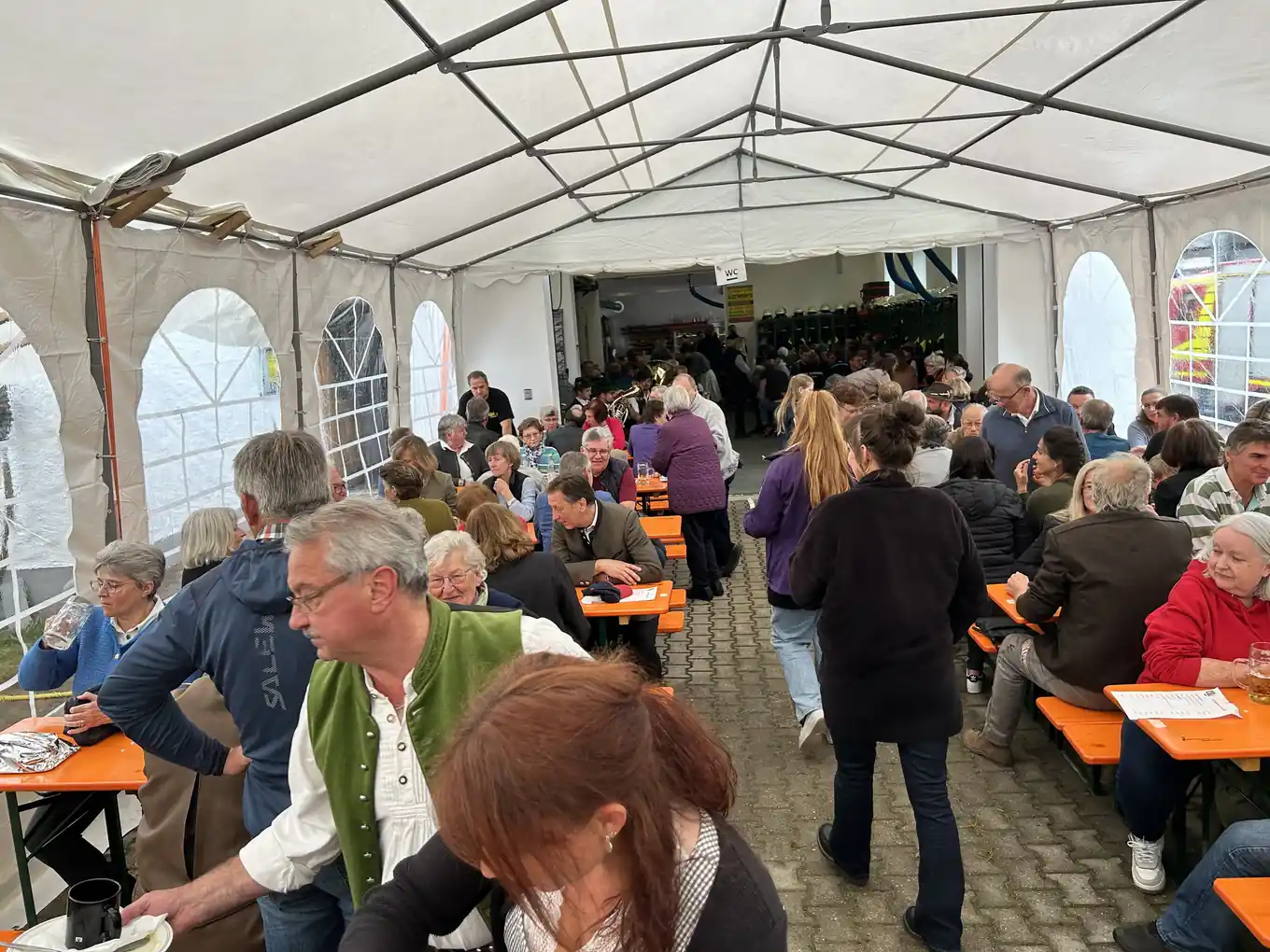 Beste Stimmung bei der Feuerwehr