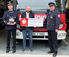 Mobiler Defibrillator für die Feuerwehr Evenhausen