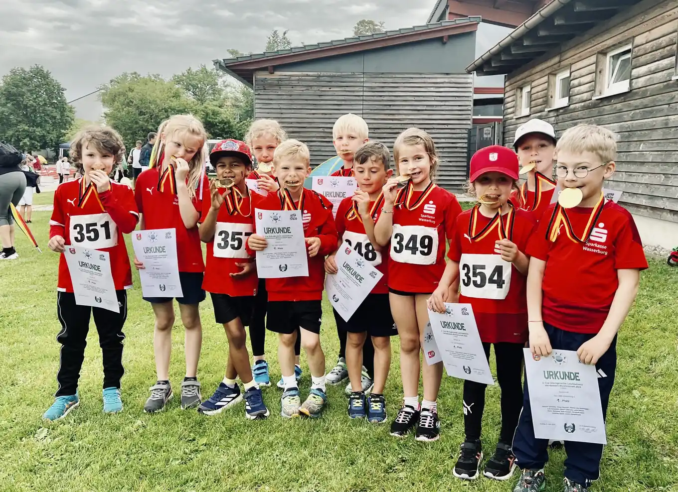 Erster Platz für die Leichtathletik Youngsters