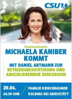 Ministerin besucht Kolbing