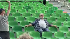 TV-Prominenz auf der Bürgerspiel-Tribüne
