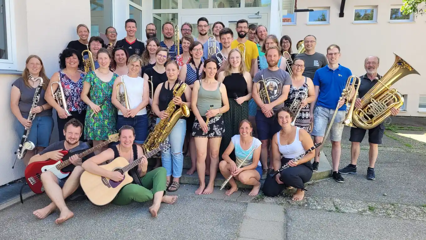 Proben fürs Open-Air-Konzert