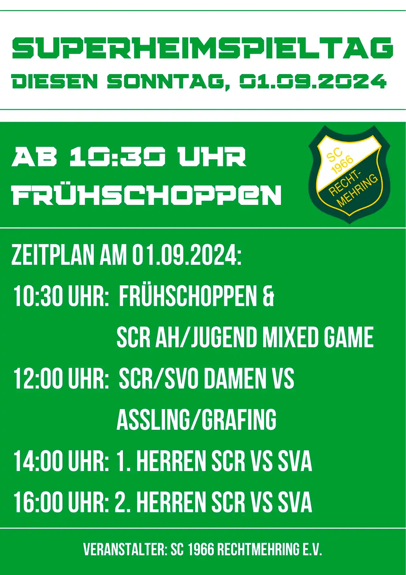 „Super-Heimspieltag“ in Rechtmehring