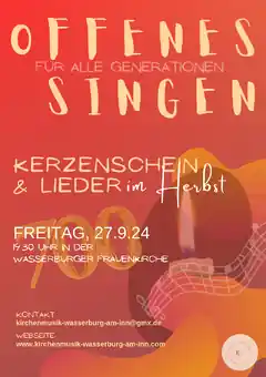 „Offenes Singen“ für alle Generationen