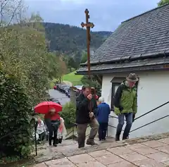 Dankeskerze des Trachtenvereins mit dabei