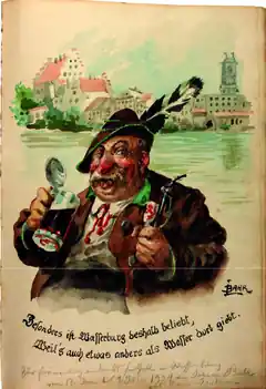 Das Bier steht im Mittelpunkt