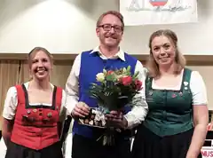 Zehn Jahre lang der Dirigent: Christoph Müller