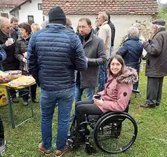 Berührende Geste für die Lisa