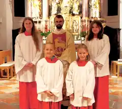 Applaus in der Kirche für die beiden „Neuen“