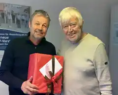 Gratulationscour für Wolfgang Helmdach
