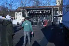 Vorsilvester: Aufbau in vollem Gange