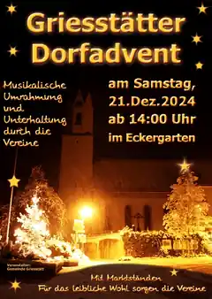 Erstmals der Griesstätter Dorfadvent