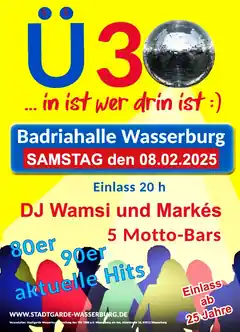 Ü30-Party: Am Samstag der Vorverkaufstag