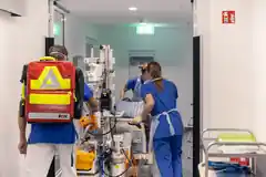 Schwerverletzte in besten Händen
