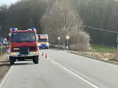 13.20 Uhr: Auffahrunfall auf der B15