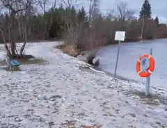 Vorsicht auch am Rotter Ausee