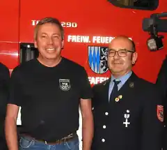 Führungswechsel bei der Feuerwehr in Pfaffing